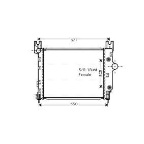 Comprar Radiador, refrigeración del motor de AVA COOLING SYSTEMS CR2091 a bajo precio de 288,16 €