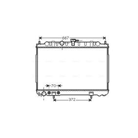 Comprar Radiador, refrigeración del motor de AVA COOLING SYSTEMS DN2239 a bajo precio de 232,03 €