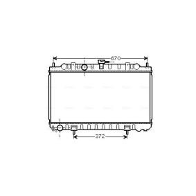 Comprar Radiador, refrigeración del motor de AVA COOLING SYSTEMS DN2245 a bajo precio de 184,02 €