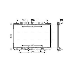 Comprar Radiador, refrigeración del motor de AVA COOLING SYSTEMS DN2291 a bajo precio de 220,27 €