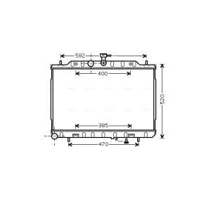 Comprar Radiador, refrigeración del motor de AVA COOLING SYSTEMS DN2293 a bajo precio de 370,13 €