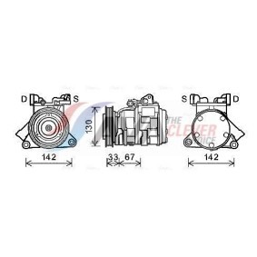 Comprar Filtro deshidratante, aire acondicionado de AVA COOLING SYSTEMS DND095 a bajo precio de 60,02 €