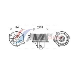 Achetez des Condenseur de clim de chez AVA COOLING SYSTEMS en ligne pour LACETTI A trois volumes (J200) à prix modérés