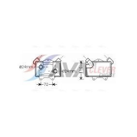 Compre Condensador, ar condicionado da AVA COOLING SYSTEMS FD5300 a um preço baixo por 132,43 €