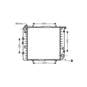 Compre Radiador, arrefecimento do motor da AVA COOLING SYSTEMS MS2038 a um preço baixo por 1053,41 €