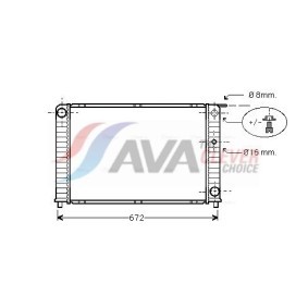 Ladeluftkühler MS4295 von AVA COOLING SYSTEMS günstig für 131,83 € online kaufen