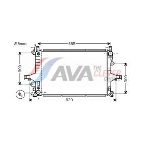 Acquista Intercooler da AVA COOLING SYSTEMS online per Classe S Sedan (W220) a prezzi moderati