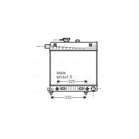 Kühler, Motorkühlung MSA2150 von AVA COOLING SYSTEMS günstig für 222,89 € online kaufen