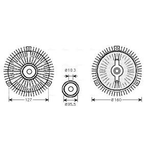 Kupplung, Kühlerlüfter MSC408 von AVA COOLING SYSTEMS günstig für 57,18 € online kaufen