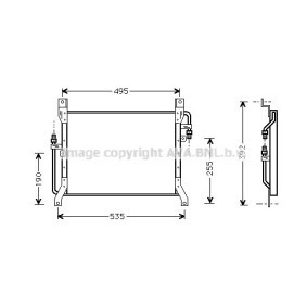 Compre Condensador de aire acondicionado de AVA COOLING SYSTEMS online para Serie B Pick-up (UF) a precios moderados