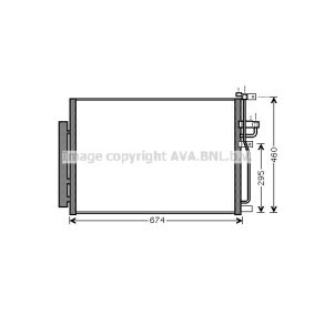 Compre Condensador de ar condicionado de AVA COOLING SYSTEMS online para CAPTIVA SPORT a preços moderados