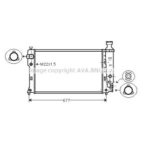 Comprar Radiador, refrigeración del motor de AVA COOLING SYSTEMS PE2133 a bajo precio de 161,85 €