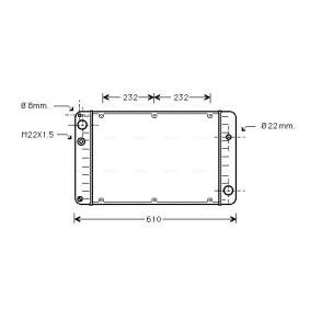Compre Radiador, arrefecimento do motor da AVA COOLING SYSTEMS PR2004 a um preço baixo por 336,15 €
