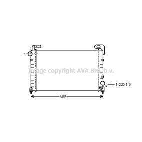 Achetez des Radiateur de chez AVA COOLING SYSTEMS en ligne pour Safrane I phase 1 3/5 portes (B54) à prix modérés