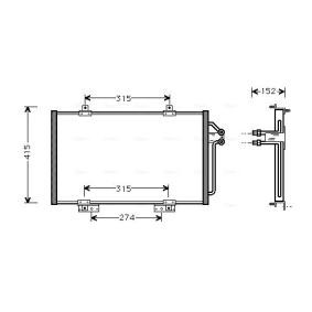 Compre Condensador de aire acondicionado de AVA COOLING SYSTEMS online para ESPACE II (J/S63_) a precios moderados