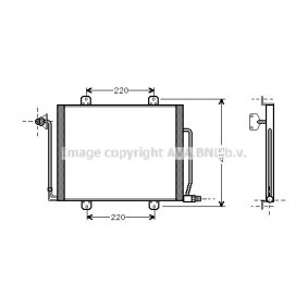 Achetez des Condenseur de clim de chez AVA COOLING SYSTEMS en ligne pour 19 II Van (S53) à prix modérés