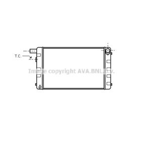 Comprar Radiador, refrigeración del motor de AVA COOLING SYSTEMS SB2001 a bajo precio de 190,09 €