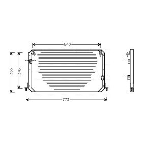 Comprar Condensador, aire acondicionado de AVA COOLING SYSTEMS TO5224 a bajo precio de 176,61 €