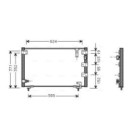 Compre Condensador, ar condicionado da AVA COOLING SYSTEMS TO5262 a um preço baixo por 102,41 €