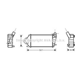 Comprar Intercooler de AVA COOLING SYSTEMS VW4194 a bajo precio de 122,66 €
