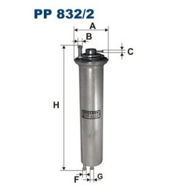 Acquista Filtro carburante da FILTRON PP832/2 a buon mercato per soli 74,71 €