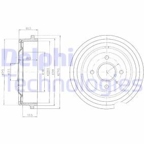 Achetez des Tambour de frein DELPHI BF52 à prix pour 55,97 €