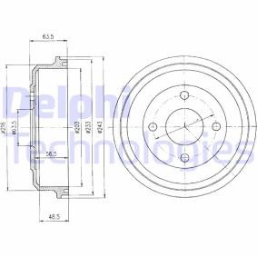 Achetez des Tambour de frein DELPHI BF369 à prix pour 40,52 €