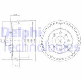 Compre Tambor de freno de DELPHI online para CERATO Sedán a precios moderados