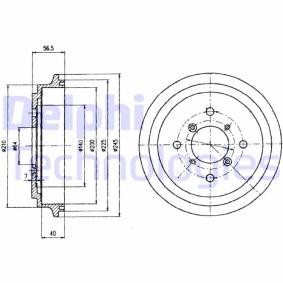 Achetez des Tambour de frein DELPHI BF450 à prix pour 59,32 €