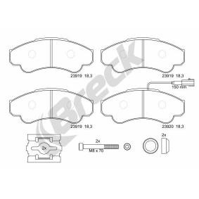 Achetez des Plaquettes de frein BRECK 23919 00 703 10 à prix pour 52,09 €