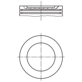 Achetez des Piston de chez MAHLE ORIGINAL en ligne pour Safrane I phase 1 3/5 portes (B54) à prix modérés