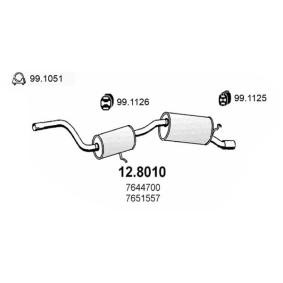 Acquista Silenziatore centrale / posteriore da ASSO 12.8010 a buon mercato per soli 170,94 €