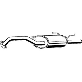 Compre Silenciador de escape de ASMET online para SUNNY III (N14) a precios moderados