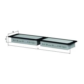 Innenraumfilter des Herstellers MAHLE ORIGINAL - Originalware Artikelnummer: LA 198