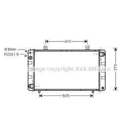Compre Radiador de AVA COOLING SYSTEMS online para 900 I (AC4, AM4) a precios moderados