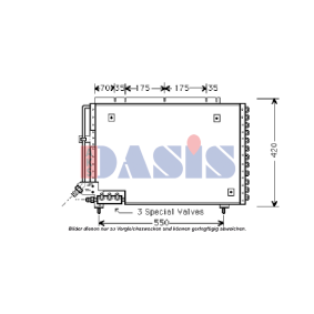 Compre Condensador de aire acondicionado de AKS DASIS online para 940 II Ranchera familiar (945) a precios moderados