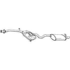 Compre Silenciador de escape de BOSAL online para 850 Berlina (854) a precios moderados