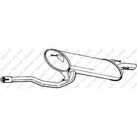 Comprar Silenciador trasero de BOSAL 282-087 a bajo precio de 116,57 €