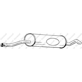 Endschalldämpfer 247-927 von BOSAL günstig für 116,53 € online kaufen