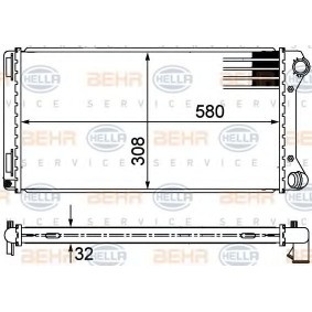 Kühler, Motorkühlung 8MK 376 767-631 von HELLA günstig für 96,22 € online kaufen