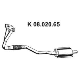 Katalysator 08.020.65 von EBERSPÄCHER günstig für 503,43 € online kaufen