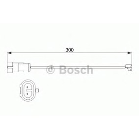 Köp Slitagevarnare bromsbelägg av BOSCH 1 987 473 535 till det låga priset 320,14 kr