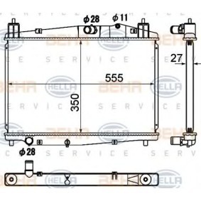 Kühler, Motorkühlung 8MK 376 790-401 von HELLA günstig für 204,19 € online kaufen