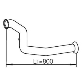 Compre Tubo de escape da DINEX 56129 a um preço baixo por 130,20 €
