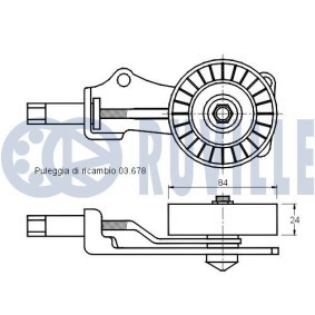 Spannarm, Keilrippenriemen 55606 von RUVILLE günstig für 57,71 € online kaufen