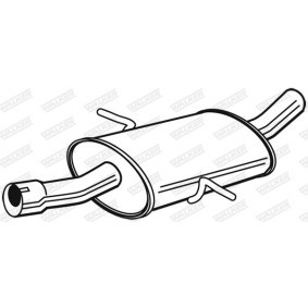 Comprar Silenciador trasero de WALKER 23120 a bajo precio de 70,13 €