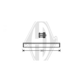 Comprar Filtro deshidratante, aire acondicionado de DIEDERICHS 8345609 a bajo precio de 26,03 €