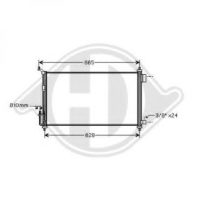 Comprar Condensador, aire acondicionado de DIEDERICHS 8603500 a bajo precio de 133,97 €