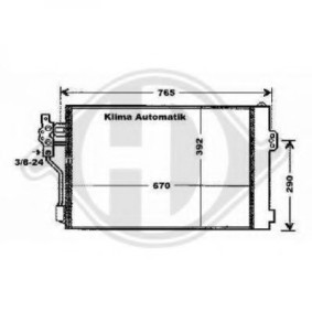 Acquista Condensatore climatizzatore da DIEDERICHS 8166602 a buon mercato per soli 221,46 €