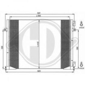 Comprar Condensador, aire acondicionado de DIEDERICHS 8449600 a bajo precio de 106,80 €